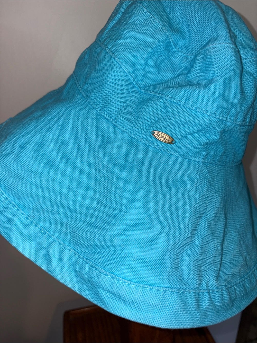 Scala Teal Blue Sun Hat Beach Pool Vacation - Picture 8 of 13